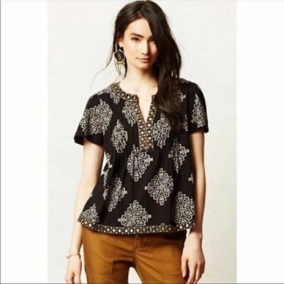 Anthropologie Tops - Anthropologie Akemi + Kin Romy Beaded Top- Medium